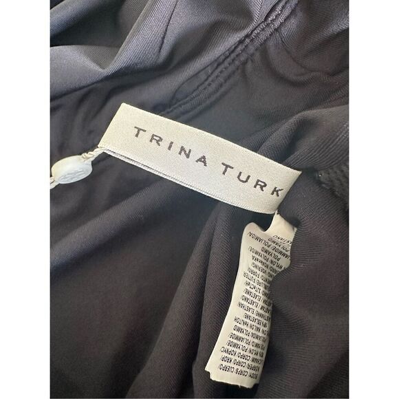 NWT- Tina Turk full bathing suit, black, size 4 - Picture 2 of 5